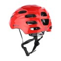 MTW01 LED KASK CZERWONY ROZM. S (44-50 cm) NILS EXTREME