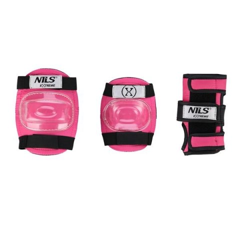 MR290+H230 KASK Z OCHRANIACZAMI ZESTAW RÓŻOWY ROZM. M NILS EXTREME