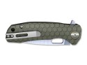 Nóż Honey Badger Flipper Medium Green 01HO007