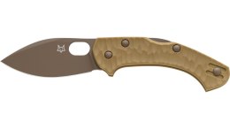 Nóż składany Fox Zero 2.0 Desert Warrior Coyote Tan FRN, Coyote Top Shield Becut by Jens Ansø (FX-311 CT)