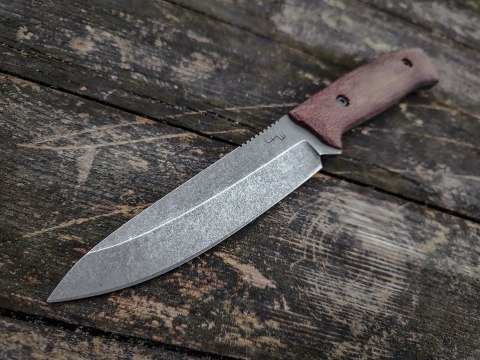 Nóż LKW Rebeliant Micarta, Stal O2, Długość Klingi 119 mm