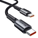 Ładowarka samochodowa McDodo CC-7493 z wyświetlaczem, USB-C, 5A, 65W + kabel USB-C 1m 100W (czarny)