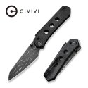 Nóż składany CIVIVI Snecx Vision FG 3.54" Reverse Tanto Damascus, Micarta