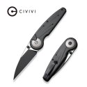 Nóż składany CIVIVI Starflare 3.3" Nitro-V Wharncliffe, Czarna Rękojeść