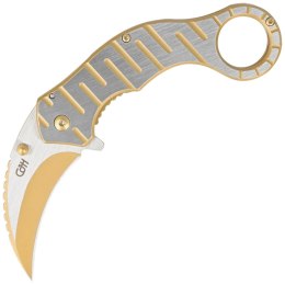 Nóż składany CJH Herbertz Karambit Einhandmesser Gold AISI 420 (ART000140 - 583612)