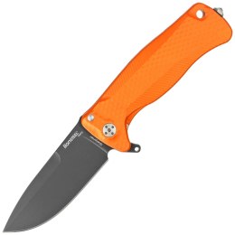 Nóż składany LionSteel SR22A Orange Aluminum, Black Sleipner by Molletta (SR22A OB)