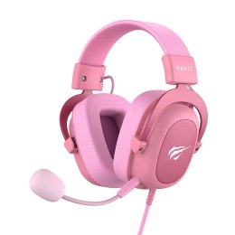 Słuchawki gamingowe Havit H2002D (różowe)