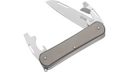 Scyzoryk Fox Vulpis 3 Sandblasted Titanium, Polished M390 (FX-VP130-3 TI)