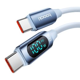 Kabel USB-C do USB-C Toocki TXCTT1- XX04-B2, 2m, FC 100W (niebieski)