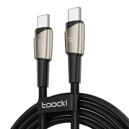Kabel USB-C do USB-C Toocki TXCTT14- LG01-W2, 2m, 140W (perłowy nikiel)