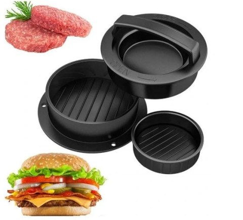 Forma do hamburgerów, kotletów 3 w 1