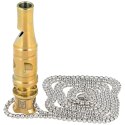 Gwizdek sygnalizacyjny Bestech Whistle Gold Titanium z łańcuszkiem (BM02C)