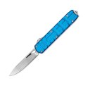 Nóż sprężynowy CobraTec Blue Enforcer Medium M390 Drop