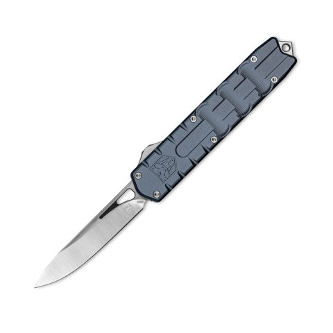 Nóż sprężynowy CobraTec Grey Enforcer Medium M390 Drop