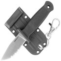 Nóż Demko Armiger 2 Clip Point Black Thermal Plastic Rubber, Satin 4034SS by Andrew Demko (ARM2-4034SS-CP)