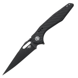 Nóż składany Bestech Malware Black Titanium/Carbon Fiber, Black Stonewashed S35VN by Todd Knife and Tool (BT1902D)
