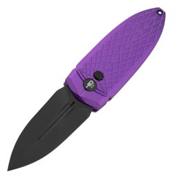 Nóż składany Bestech Ququ Purple Aluminium, Black DLC 14C28N by Gogo (BG57B-5)