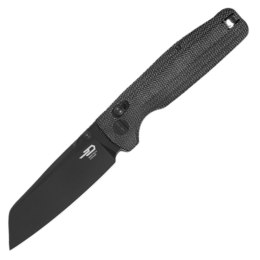 Nóż składany Bestech Slasher Black Micarta, Black Stonewashed D2 (BG56A-2)