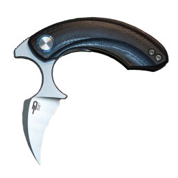 Nóż składany Bestech Strelit Black G10, Satin/Stonewashed 14C28N by Ostap Hel (BG52A-1)