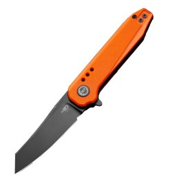 Nóż składany Bestech Syntax Orange G10, Black Stonewashed 14C28N by Todd Knife and Tool (BG40C)