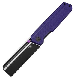 Nóż składany Bestech Tardis Purple G10, Black DLC/Satin D2 by Ostap Hel (BG54B)