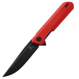Nóż składany Bestechman Dundee Red G10, Black PVD D2 by Ostap Hel (BMK01L)