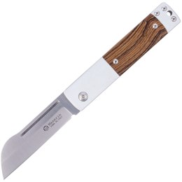 Nóż składany Maserin In-Estro Bocote Wood/Aluminium, Satin D2 by Bonus (165/BO)