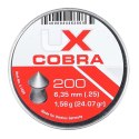 Śrut Diabolo Umarex Cobra Poited Ribbed 6.35mm 200szt