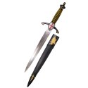 Sztylet templariuszy Decor Habitat Templar Dagger Black/Gold ABS, Satin (S0301)