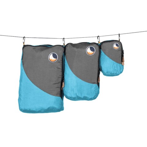 Zestaw 3 organizerów podróżnych TTTM aqua/d.grey