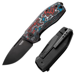 Nóż składany LionSteel Nano Nebula Fat Carbon, Old Black MagnaCut (NA01 NB)