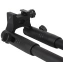 Bipod dwójnóg składany do wiatrówek + adapter z szyną na lufę