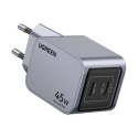 Ładowarka sieciowa Ugreen Nexode Pro 45W, 2x USB-C (szara)