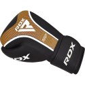 RDX Aura T17 - RĘKAWICE BOKSERSKIE 12 ozRękawice bokserskie sparingowe złote RDX Aura T17 - 12 oz