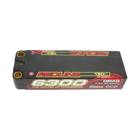 Akumulator Gens ace Redline Series 6300mAh 7.4V 130C 2S2P HardCase 70# LiPo