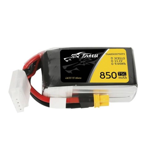 Akumulator Tattu 850mAh 11.1V 75C 3S1P Konektor XT30