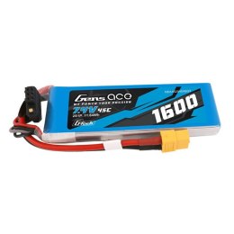 Akumulator GensAce G-Tech LiPo 1600mAh 7.4V 45C 2S1P z konektorem XT60 plug