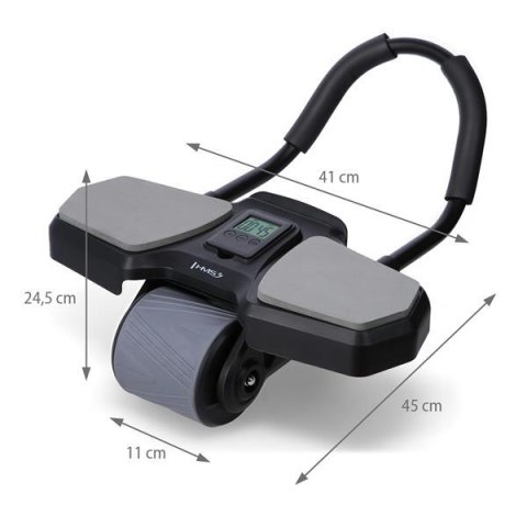 KOŁO DO ĆWICZEŃ MIĘŚNI BRZUCHA Z PODPARCIEM