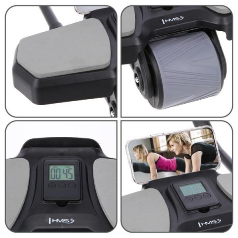 KOŁO DO ĆWICZEŃ MIĘŚNI BRZUCHA Z PODPARCIEM