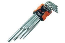 KLUCZE TORX Chrom-Vanadium zestaw 9szt.