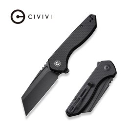 Nóż składany Civivi ExOne Black G10, Black Stonewashed Nitro-V by Brian Brown (C23036-1)