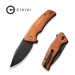 Nóż składany Civivi Regulatron Guibourtia Wood, Black Stonewashed Nitro-V (C23006-3)
