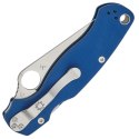 Nóż składany Spyderco Para Military 2 Cobalt Blue G10, Satin CPM SPY27 by Sal, Eric Glesser (C81GPCBL2)