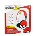 Słuchawki przewodowe dla dzieci OTL Pokemon Pokeball (czerwone)