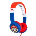 Słuchawki przewodowe dla dzieci OTL Super Mario (niebiesko-czerwone)