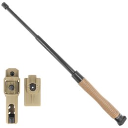 Hartowana pałka teleskopowa ESP 20'' Easy Lock, Ergonomiczna, Khaki