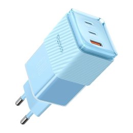 Ładowarka sieciowa GaN 67W Mcdodo CH-1503 2x USB-C, USB-A (niebieska)