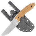 Nóż Maserin L.E.O. Brown G10, Stonewashed N690 by Tommaso Rumici (919/G10M)