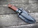 Nóż LKW Mercury Scandi Micarta, Stal O2, Długość Klingi 105 mm