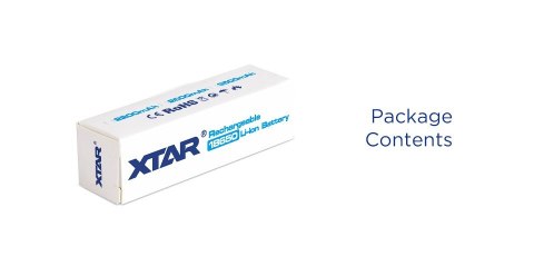 Akumulatorek Xtar ICR18650 Li-Ion 3,6V 3600 mAh